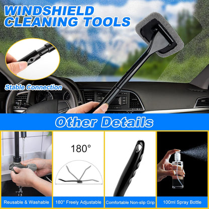 37-Piece Car Detailing Brush Set – Auto Detailing Kit with Drill Brushes