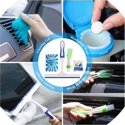 37-Piece Car Detailing Brush Set – Auto Detailing Kit with Drill Brushes